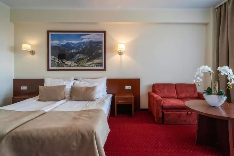 Pokój do wynajęcia w atrakcyjnej cenie w hotelu Tatra, Pokój Comfort Plus w Zakopanem