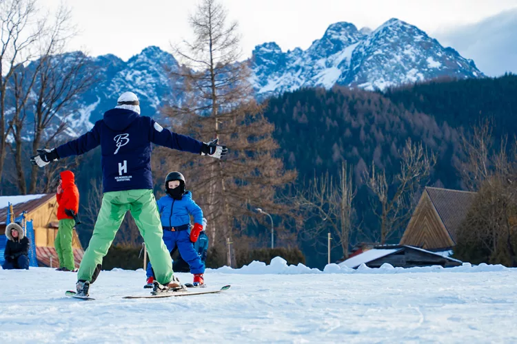 Nauka jazdy na nartach przy Tatra Hotel Zakopane