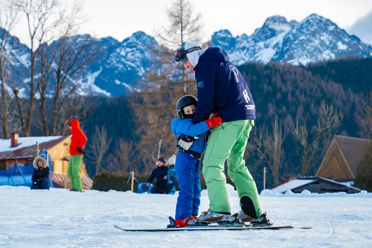 Nauka jazdy na nartach przy Tatra Hotel Zakopane