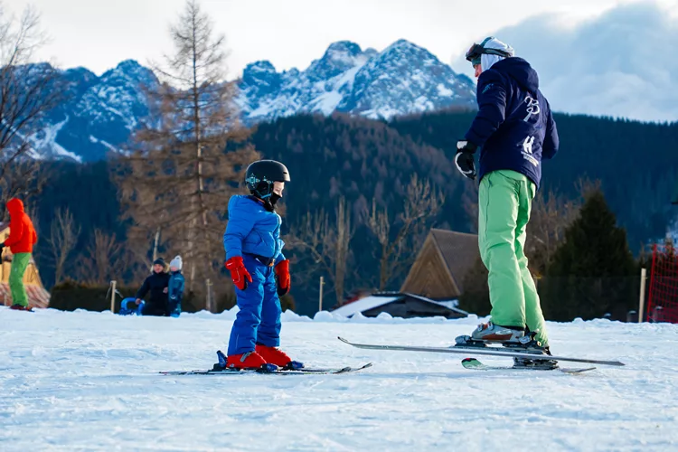 Nauka jazdy na nartach przy Tatra Hotel Zakopane