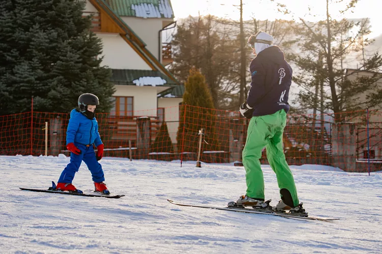 Nauka jazdy na nartach przy Tatra Hotel Zakopane - wyciąg Cyrluś